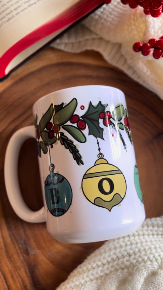 Books Ornament Mug