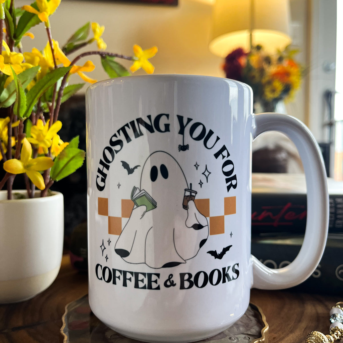 Ghosting You For Books Mug | 15oz.