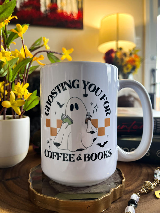 Ghosting You For Books Mug | 15oz.