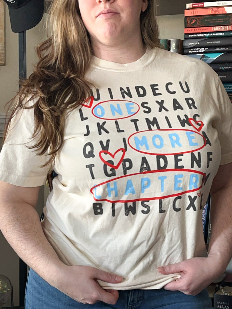 One More Chapter Crossword Tee