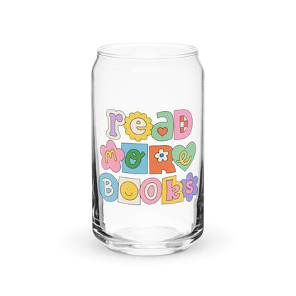 Read More Books Can-shaped Glass